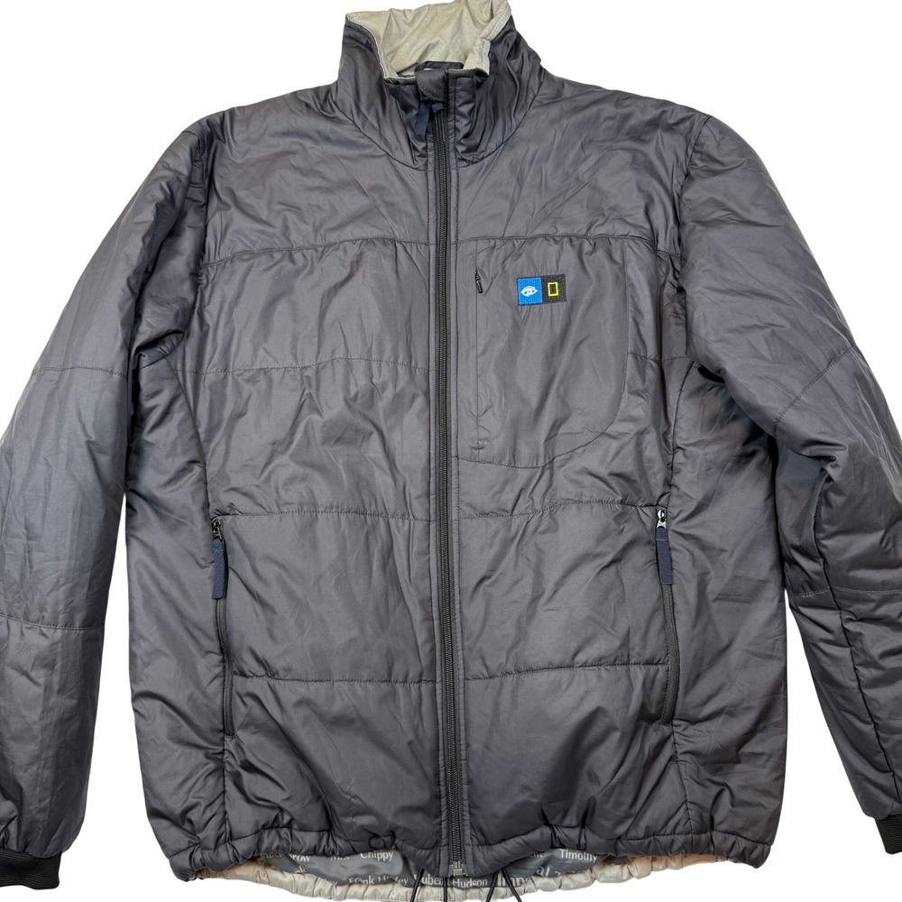 Ship to Shore Traveler Antarctica Layering System Puffer Jacket Gray Mens L
